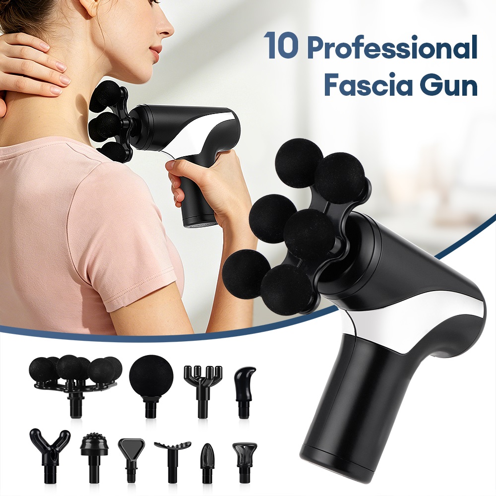 Health Wellness - Portable Massage Gun 38 Gears Adjustment