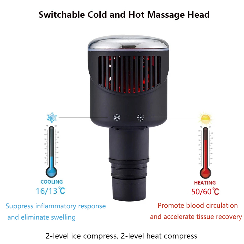 New Heat-Cold Fascia Gun Massa - Health Wellness 评论和价格