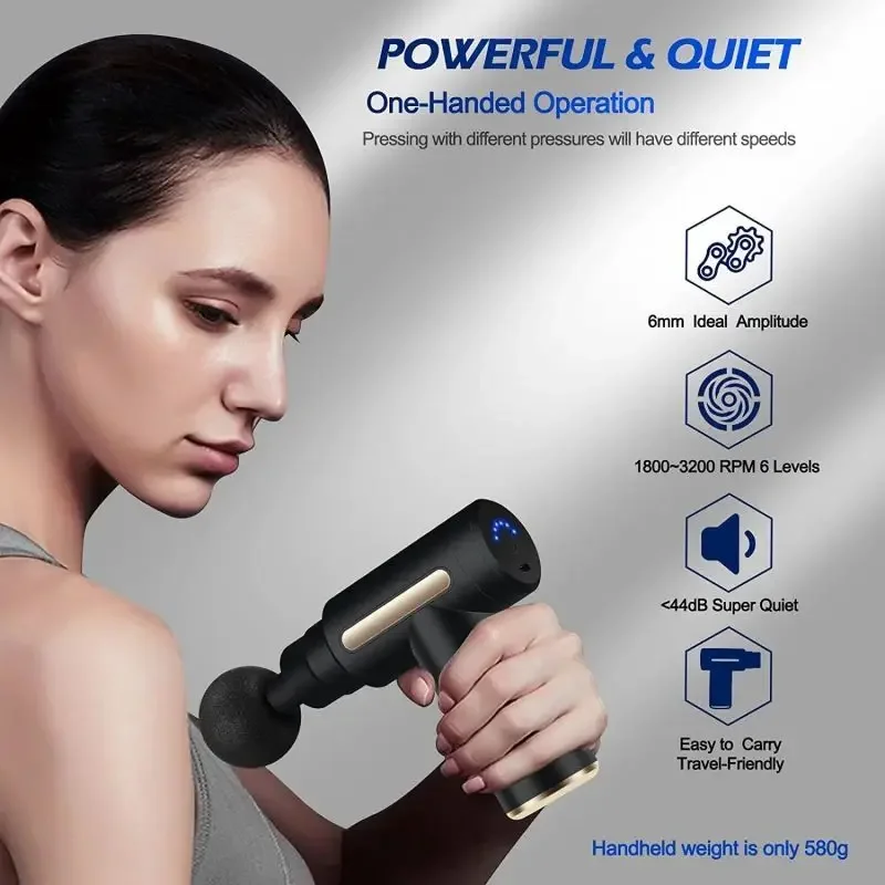 Portable Fascial Massage Gun E - Health Wellness 评论和价格