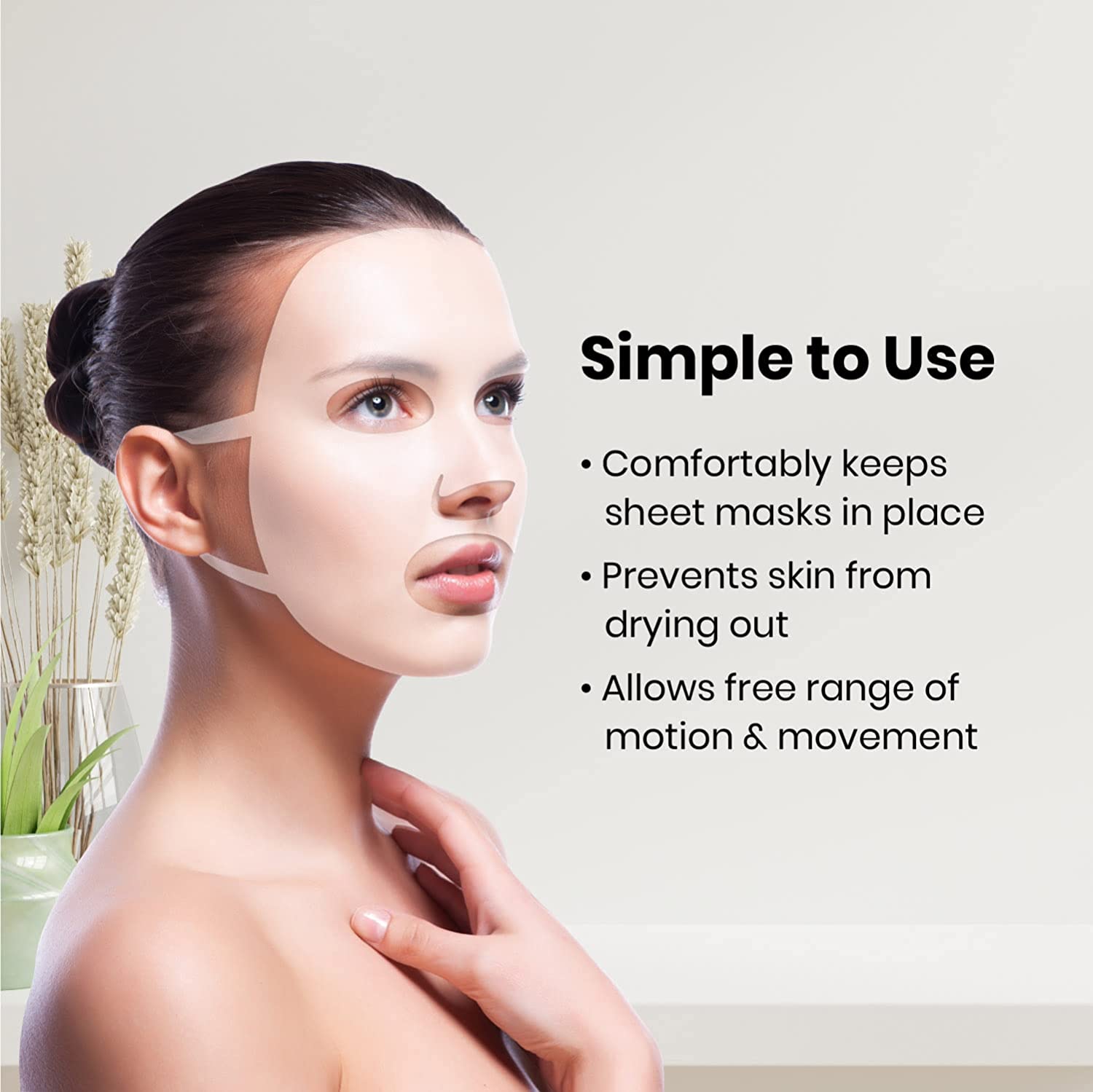 Reusable Silicone Face Mask Ho - Health Wellness 评论和价格